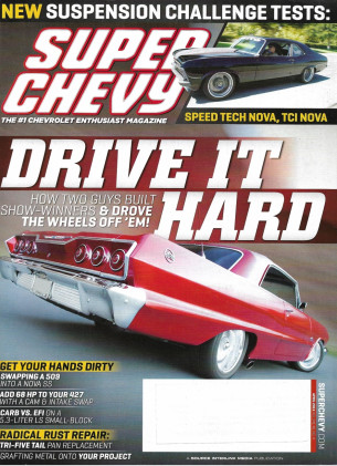 SUPER CHEVY 2011 APR - SPEED TECH NOVA, TCI NOVA, TRI 5 PAN FIX, GRAFTING METAL